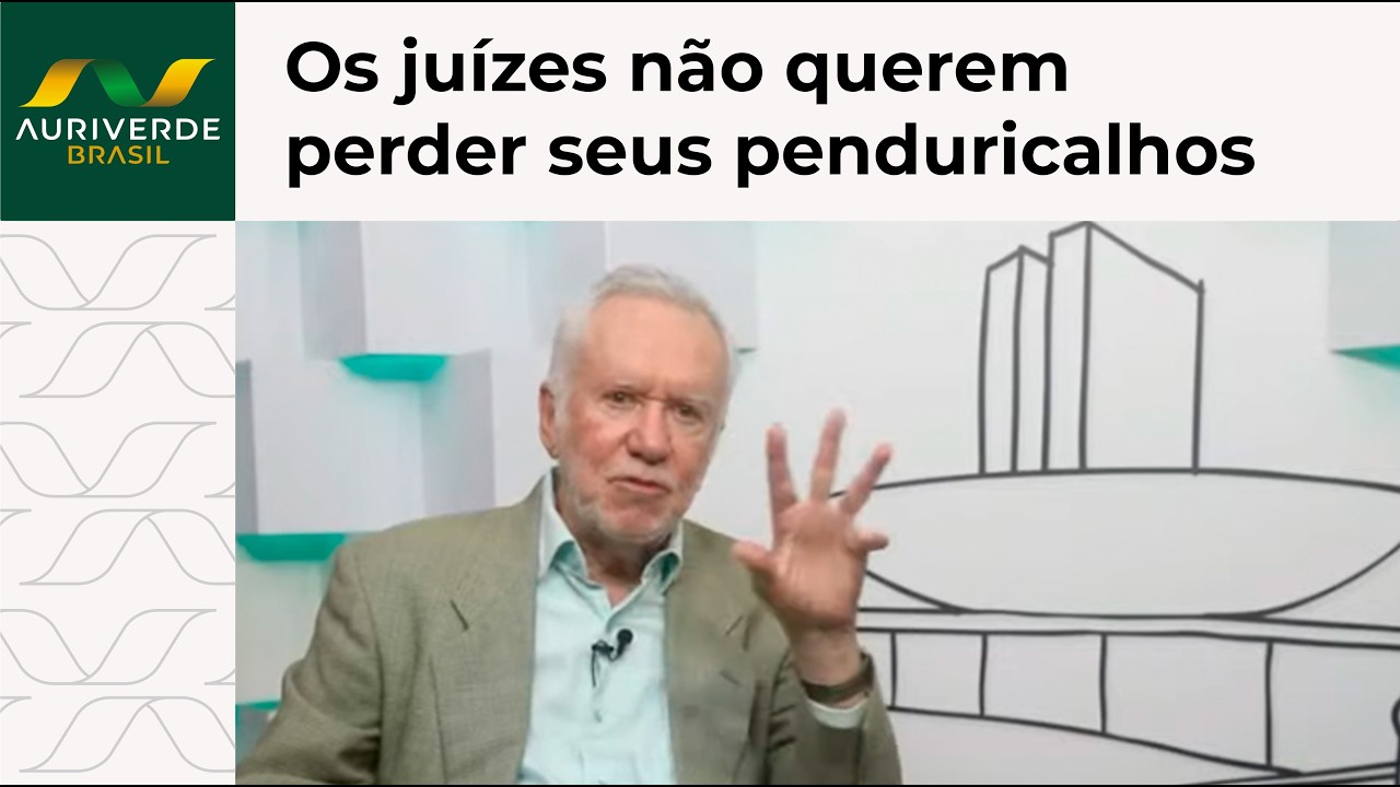 Alexandre Garcia: Os juízes não querem perder seus penduricalhos