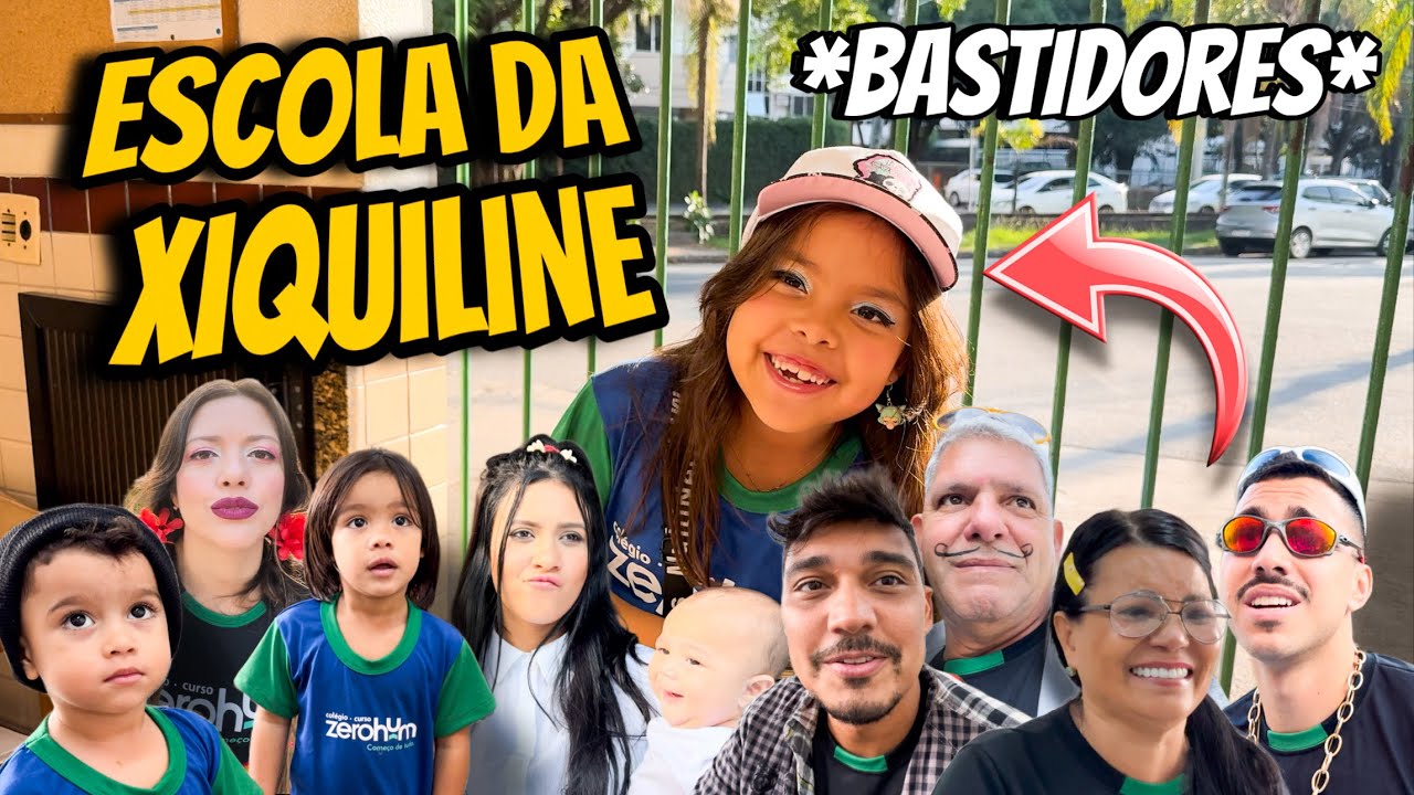 TUDO O QUE ROLOU NOS BASTIDORES * A ESCOLA DA XIQUILINE | OS FILHOS PERDIDOS !*@JaquelineSobrinho