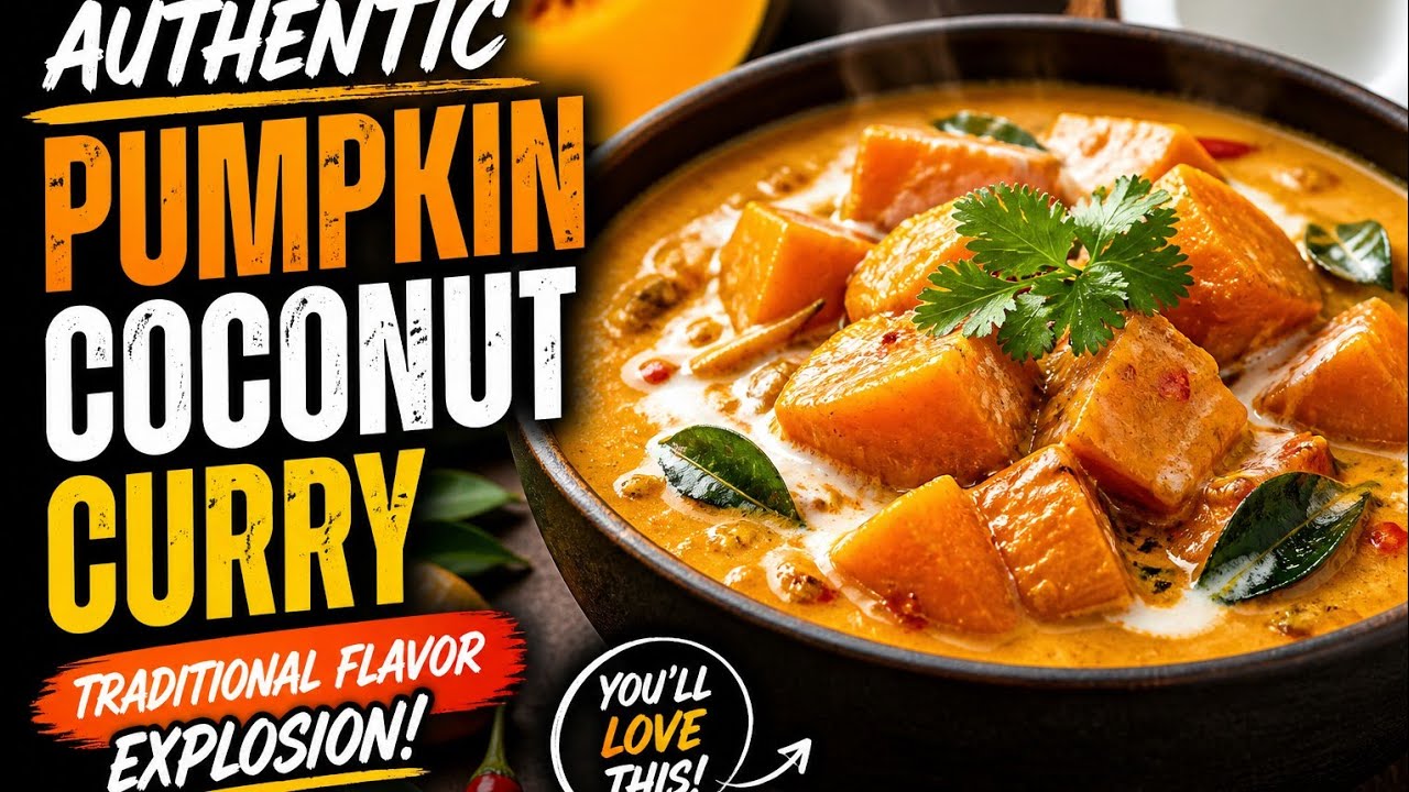 This Authentic Pumpkin Coconut Curry Will Steal Your Heart 🧡 | Traditional Flavor Explosion