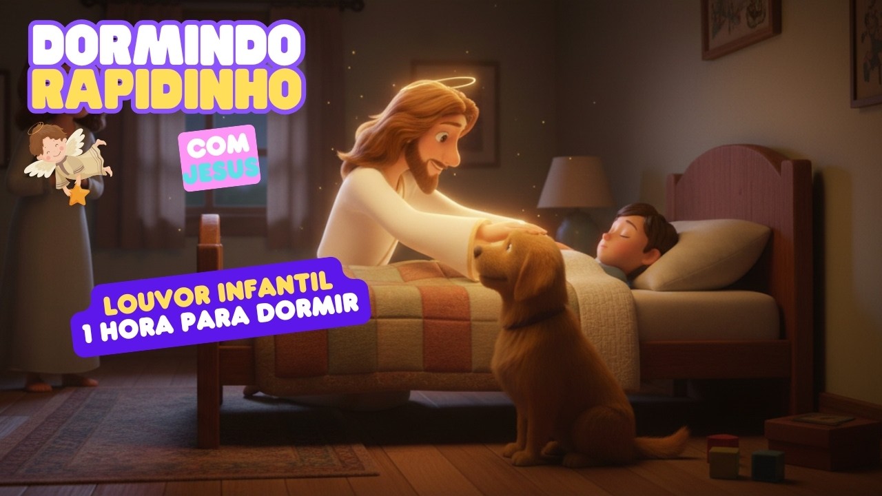 Canções de Ninar com Jesus | Música Infantil Gospel Para Acalmar e Dormir em Paz com Deus