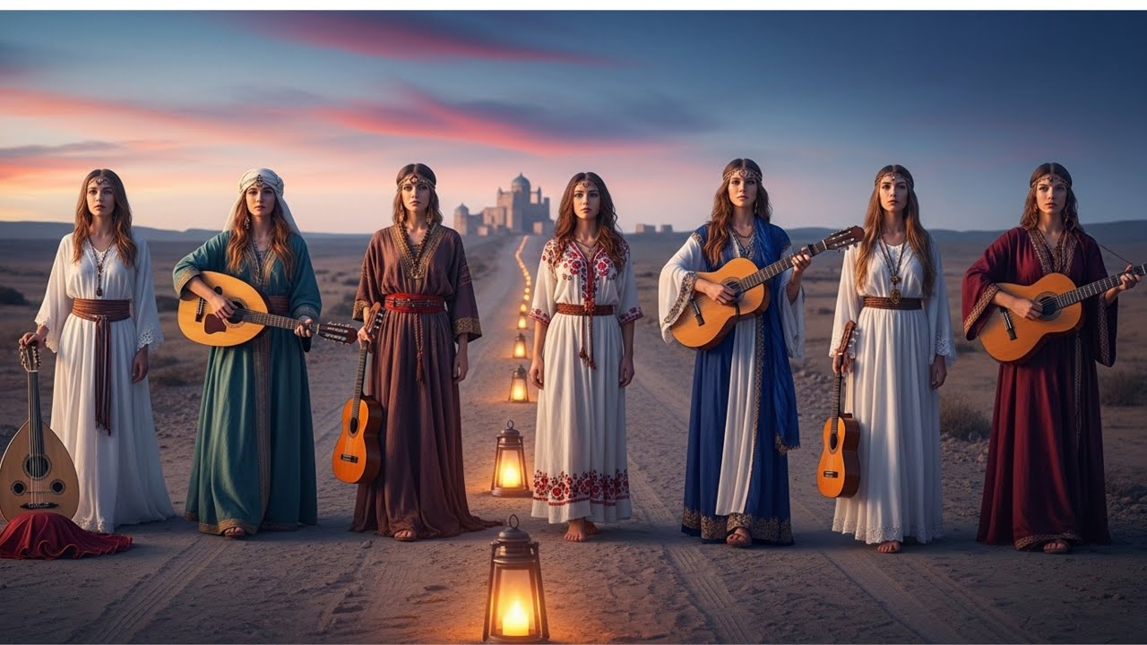 Sufi Desert Journey – Oud & Flamenco Guitar | Mystical Rumba Meditation Music