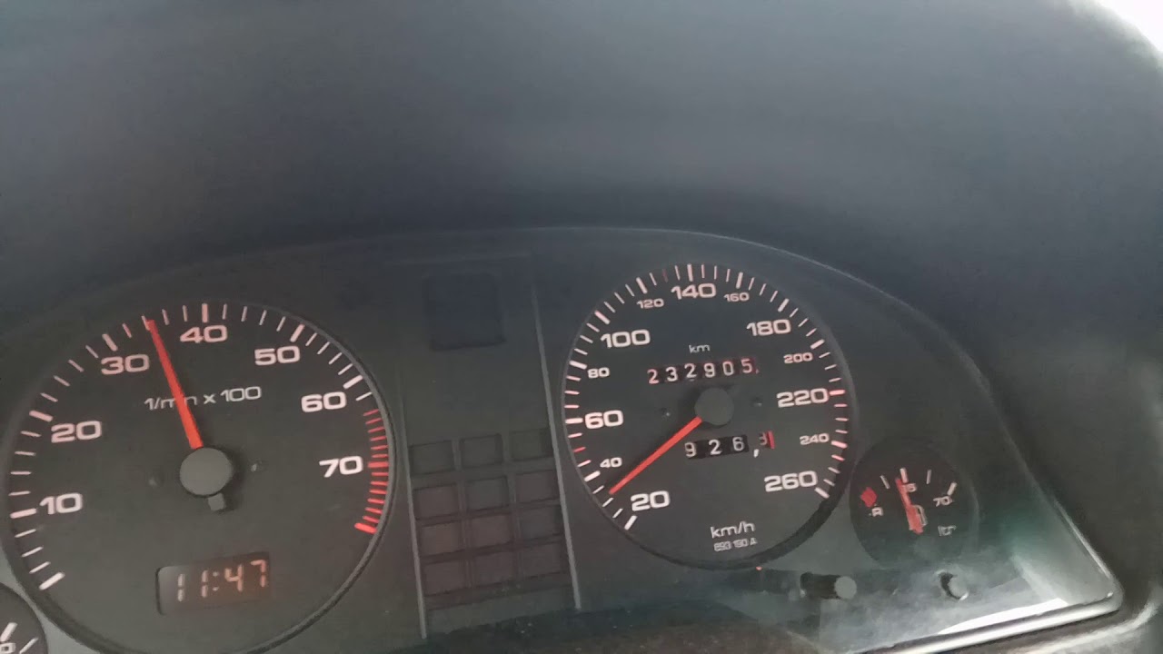 Audi 90 Typ 89 0-100 km/h