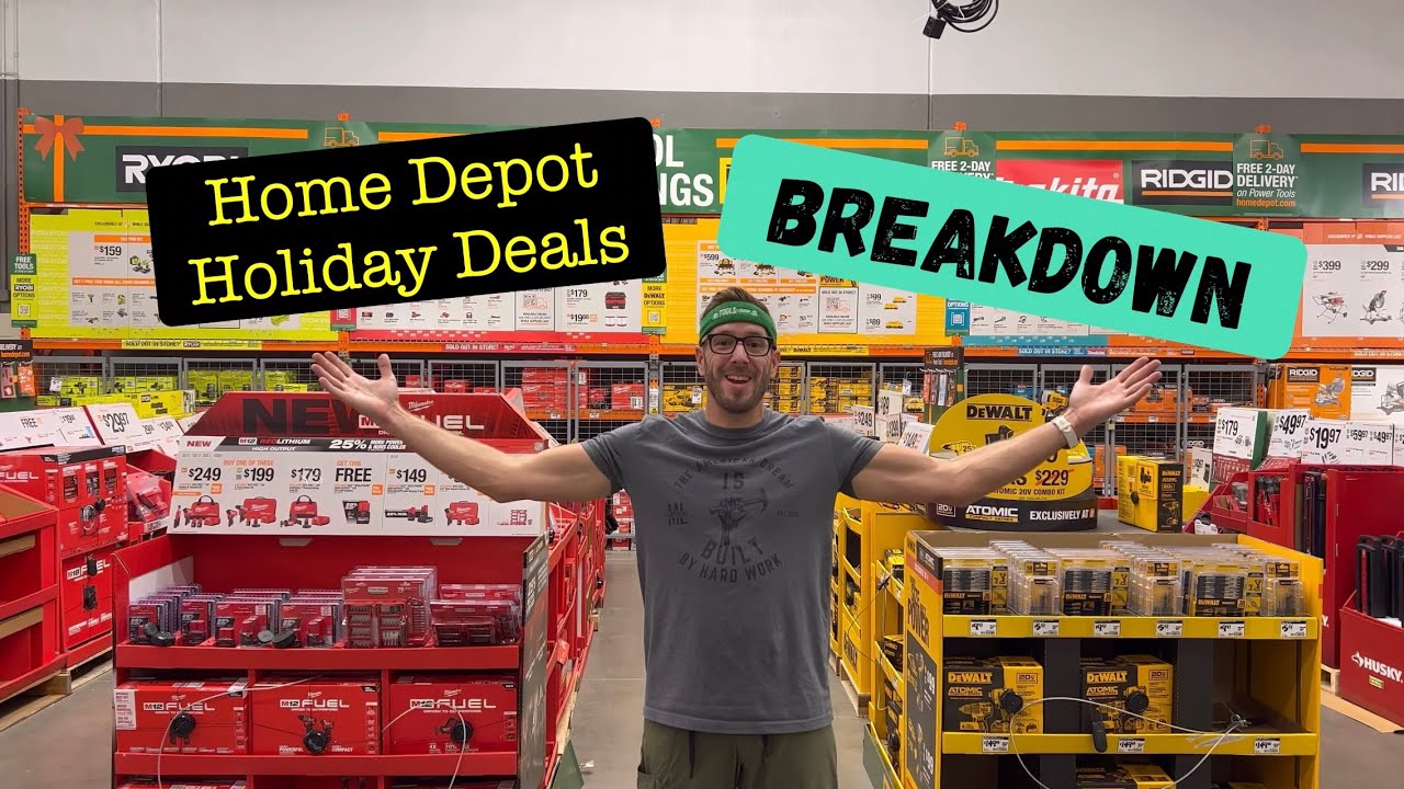 HOME DEPOT 2022 Holiday Deals w/ The TOOLMAN