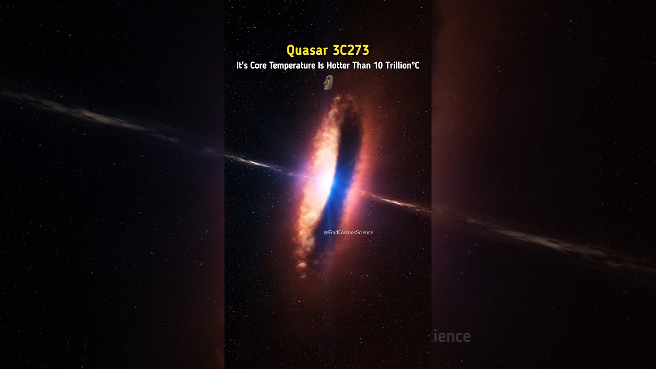 Quasar J059 4351 VS Quasar 3c273 #shorts #findcosmosscience