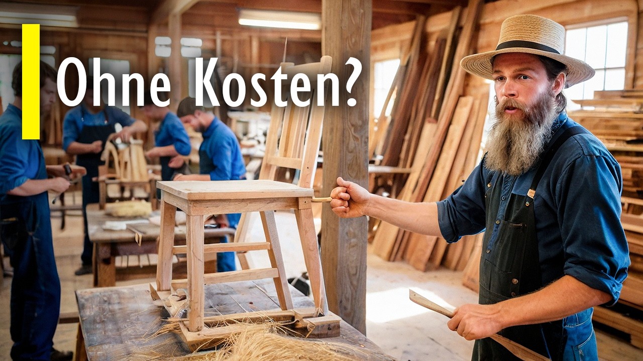 10 Amish-Tricks Zur Herstellung von Möbeln, Die Ein Leben Lang Halten