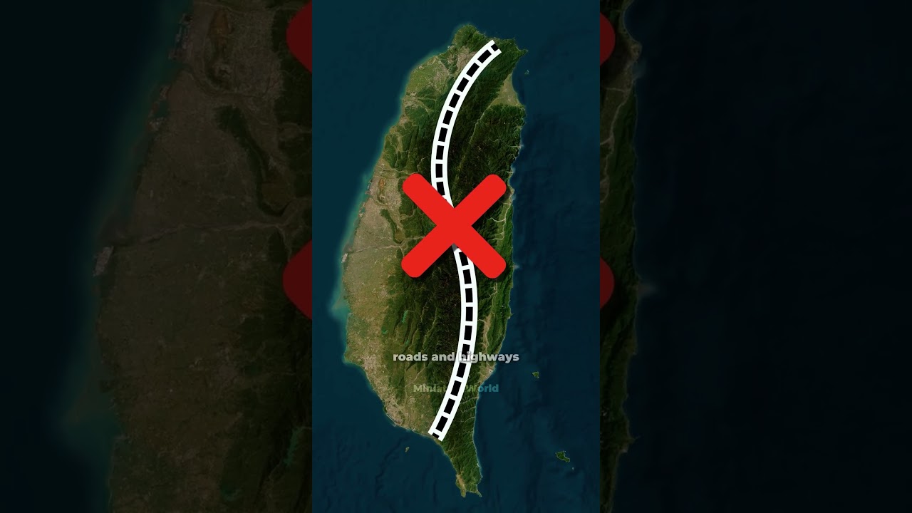 Why is Taiwan's population unevenly distributed? #taiwan