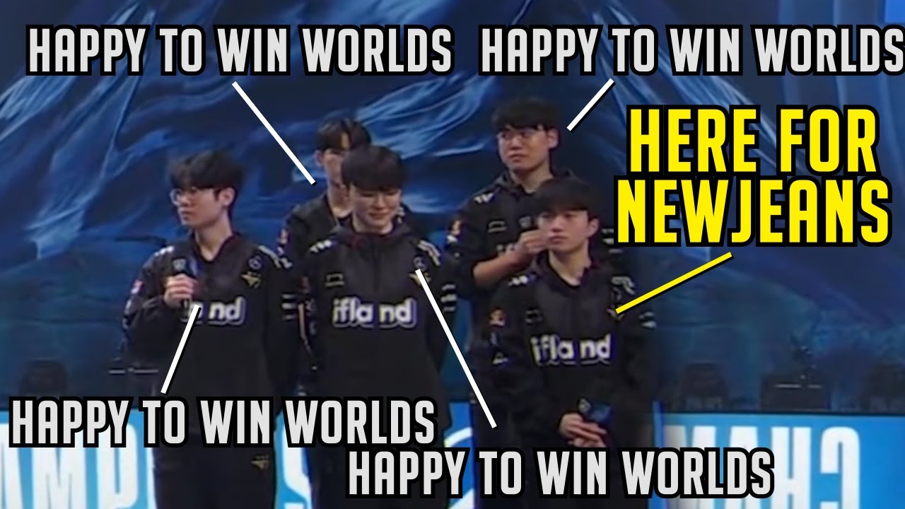 T1 Players FULL INTERVIEW Translated - Worlds 23 Finals | World Champions Post-Game Interview