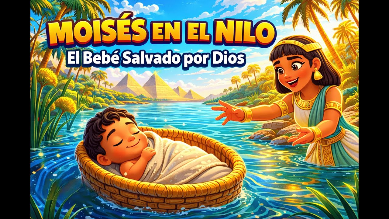 Moisés en el Nilo 🍼 El Bebé Salvado por Dios que Cambió la Historia
