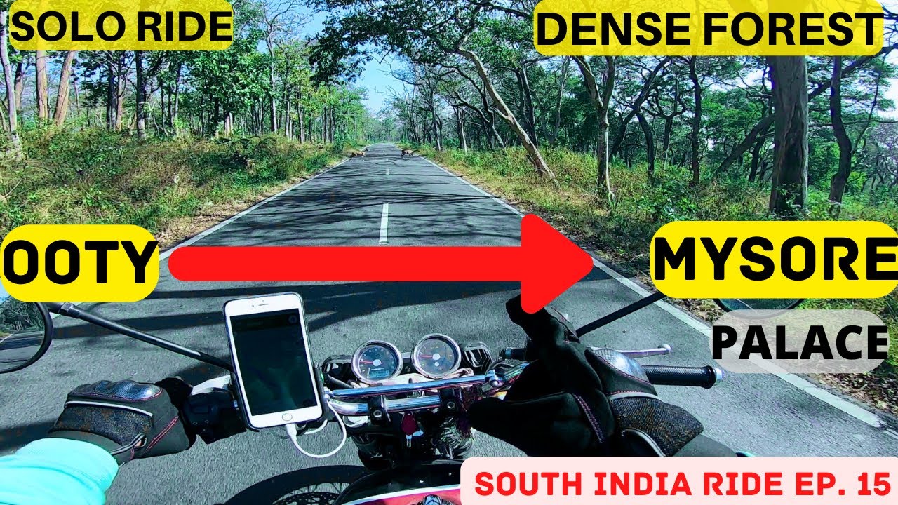Road trip to Mysore |Ooty to Banglore bike ride |Mysore Palace | South India ride from Mumbai Ep.15