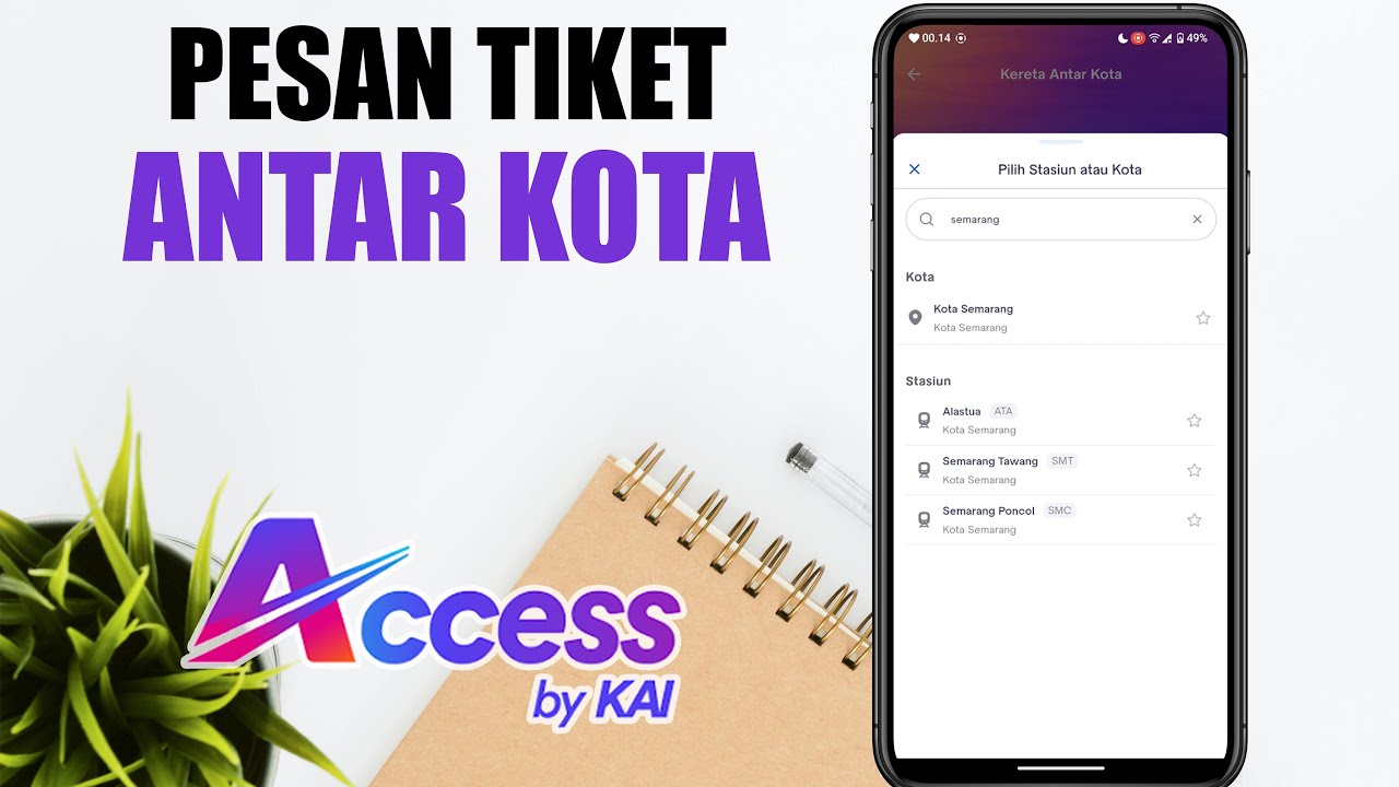 Cara Pesan Tiket Kereta Antar Kota Di KAI Access
