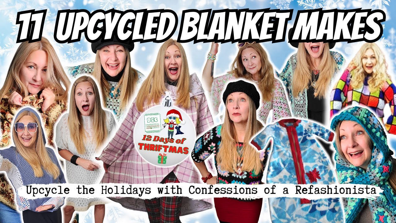 11 Genius Upcycled Blanket Ideas You’ll Love! ♻️ | Day 11: 12 Days of Thriftmas