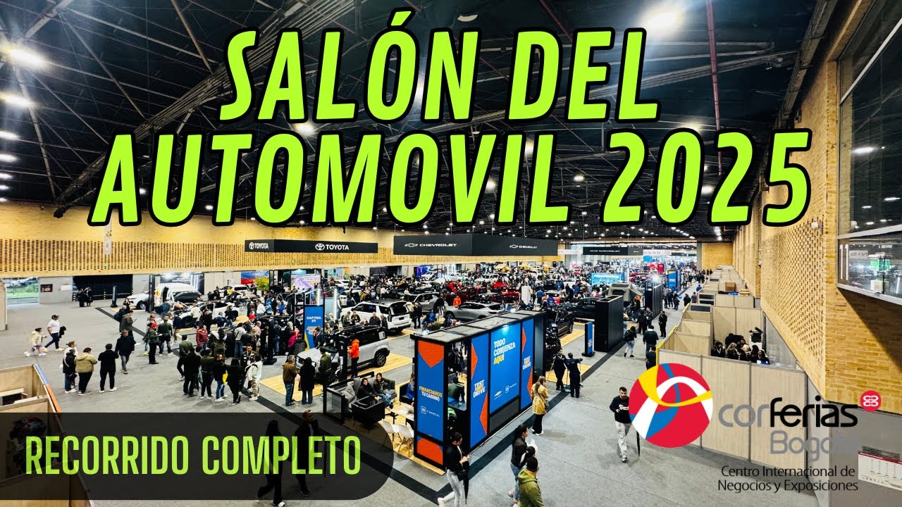 Salón del Automóvil 2025 | Recorrido Completo en Drone | Video Exclusivo | Todos los Carros en 4k