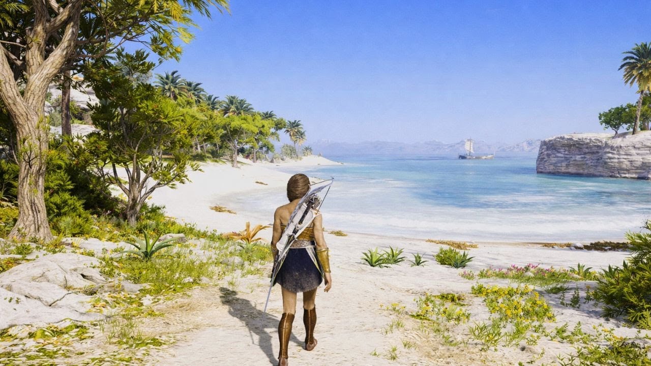 [4K]Assassin’s Creed Odyssey Ambient Walk ASMR