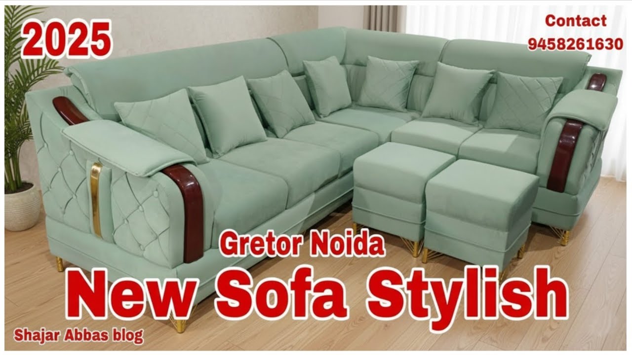 How to Make Sofa Factory | Corner Sofa 9 Seater Design | New Stylish Sofa 2026 | Sofa Making Process
