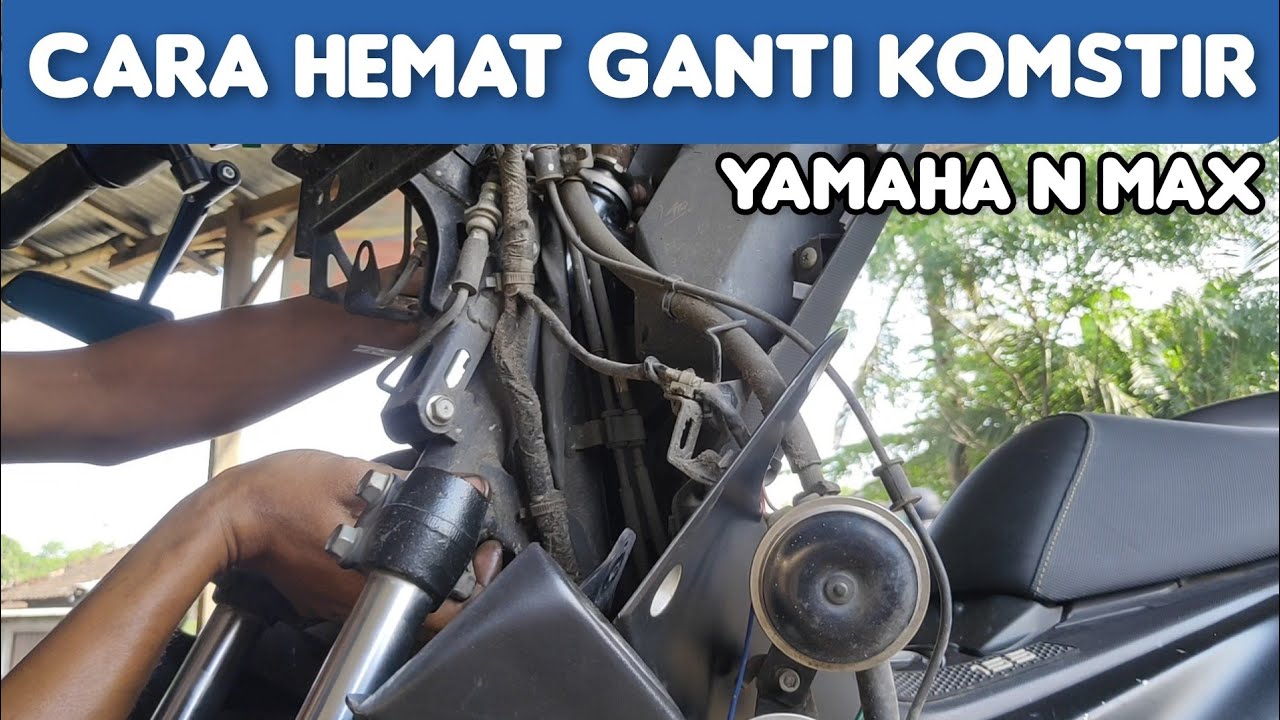 Cara hemat pasang komstir Yamaha N Max, penyebab stang berat dan mbanting saat belok