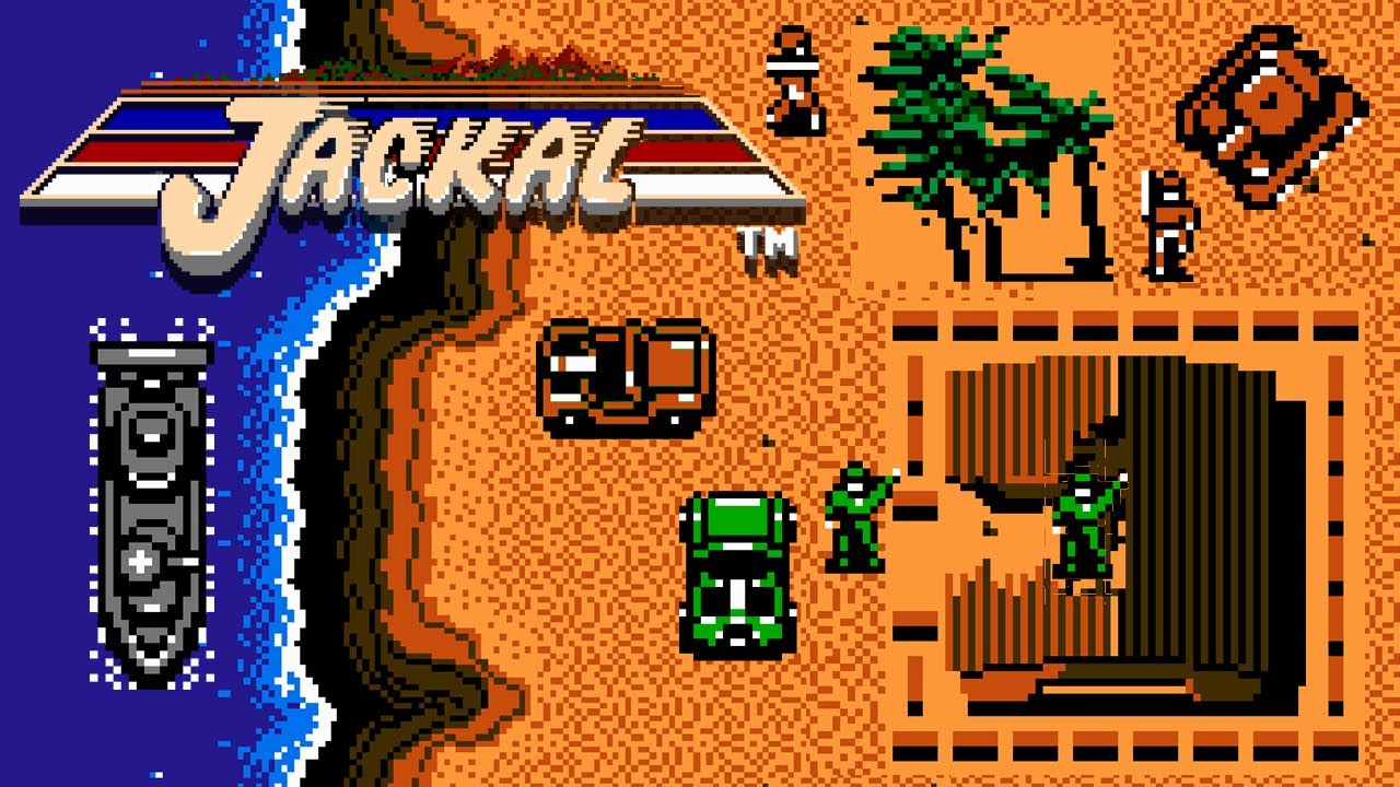 Jackal / 特殊部隊ジャッカル (1986) NES - 2 Players [TAS]