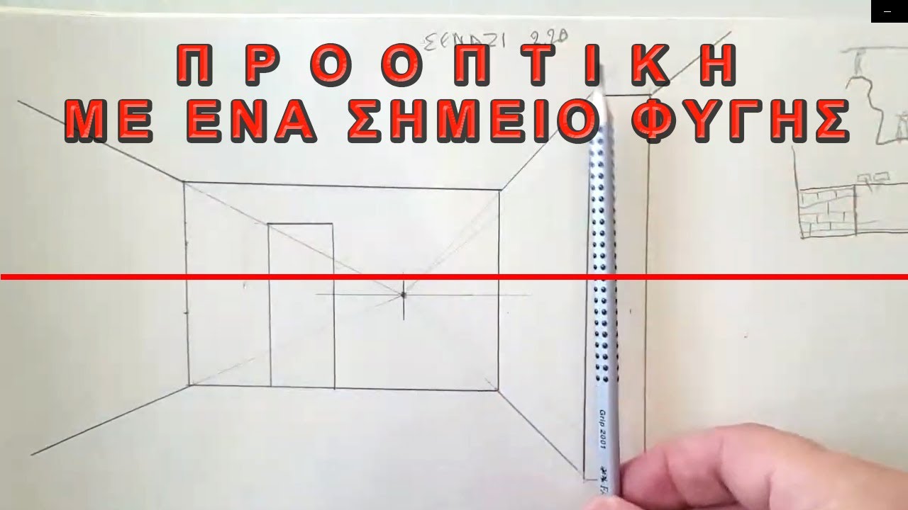 2.2 Προοπτική με 1 Σημείο Φυγής