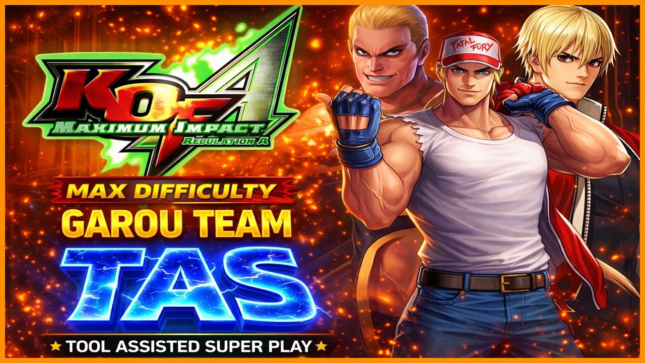 【TAS】KOF MAXIMUM IMPACT REGULATION A - ULTIMATE GAROU TEAM (TERRY-ROCK & GEESE)