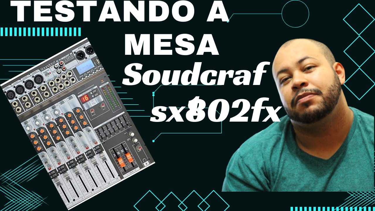 SOUNDCRAFT SX802FX - REVIEW E TESTE NA PRATICA