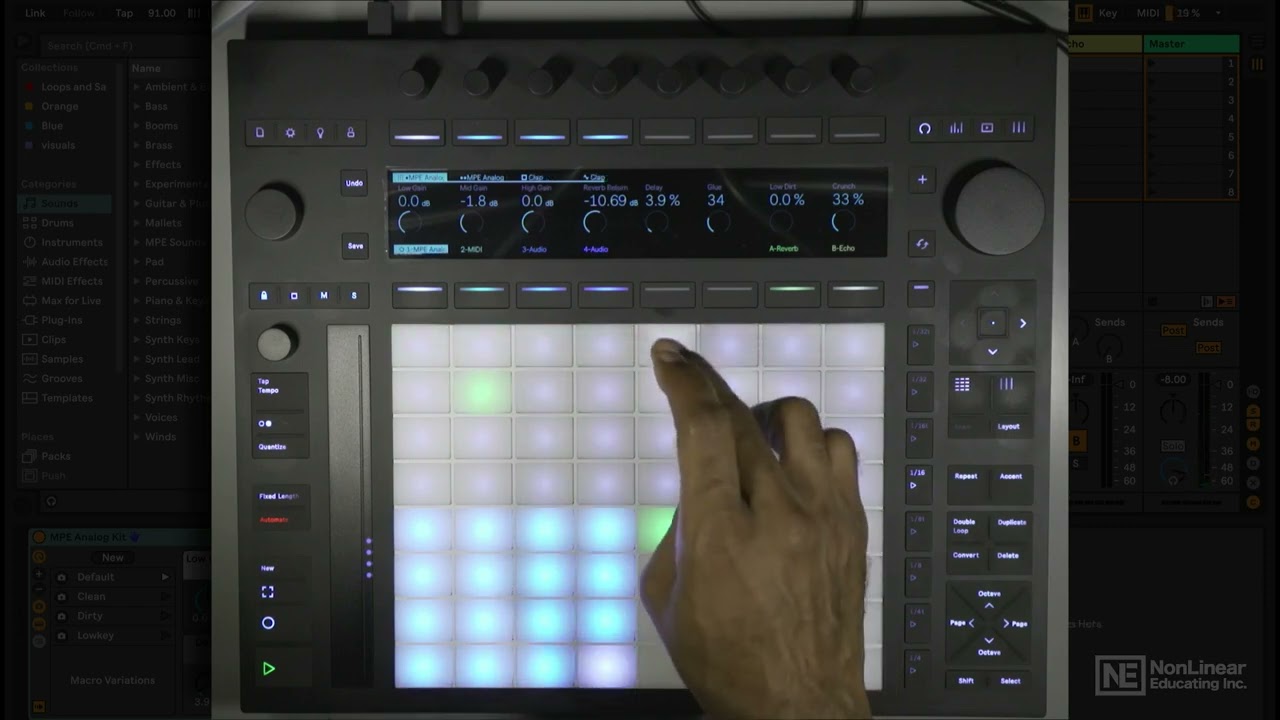 Ableton Push 3 101: Push 3 Explored - Step Sequencing Drums