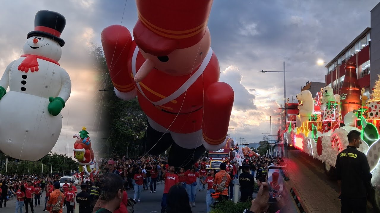 MEJORES MOMENTOS  DEL DESFILE DE GLOBOS NAVIDEÑOS