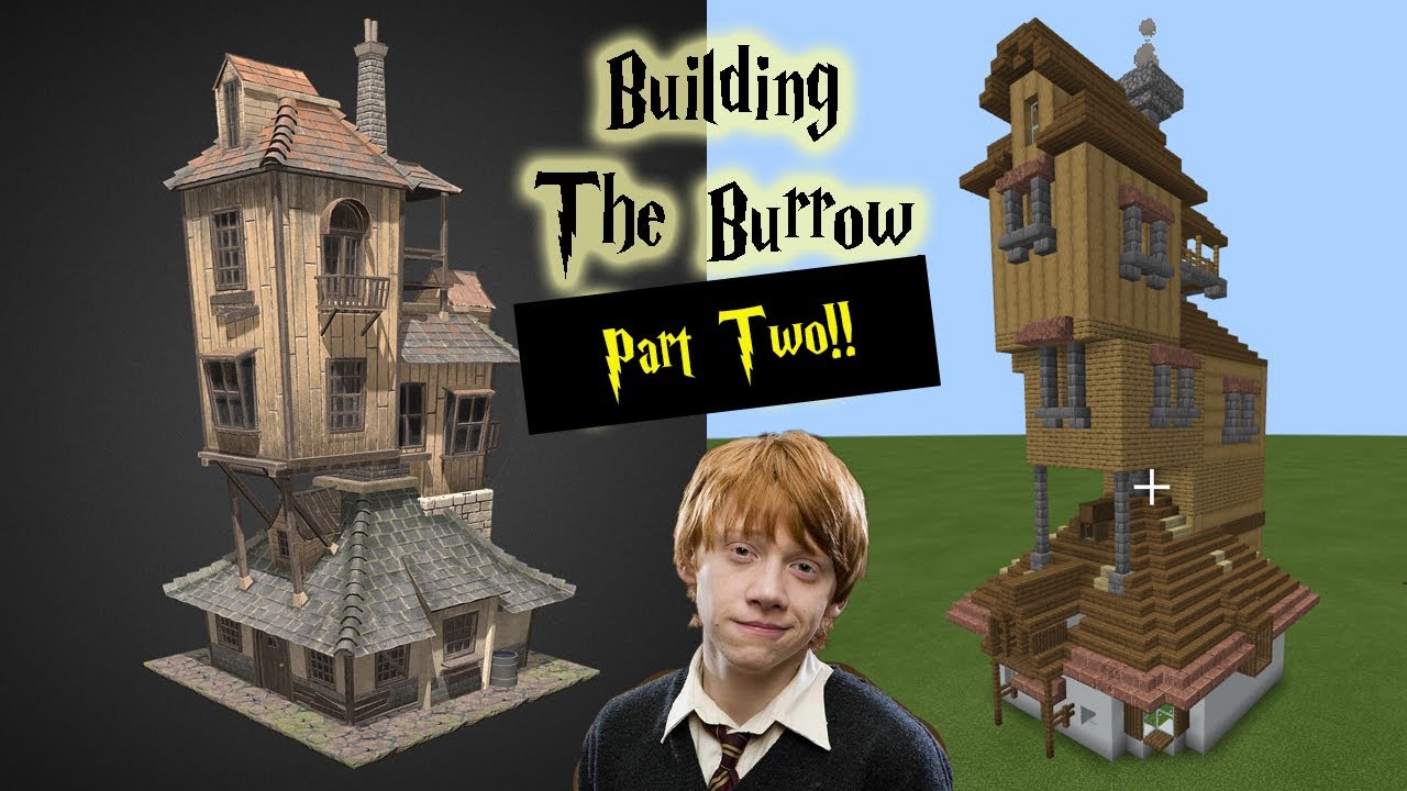 Minecraft - Building The Burrow Part 2.