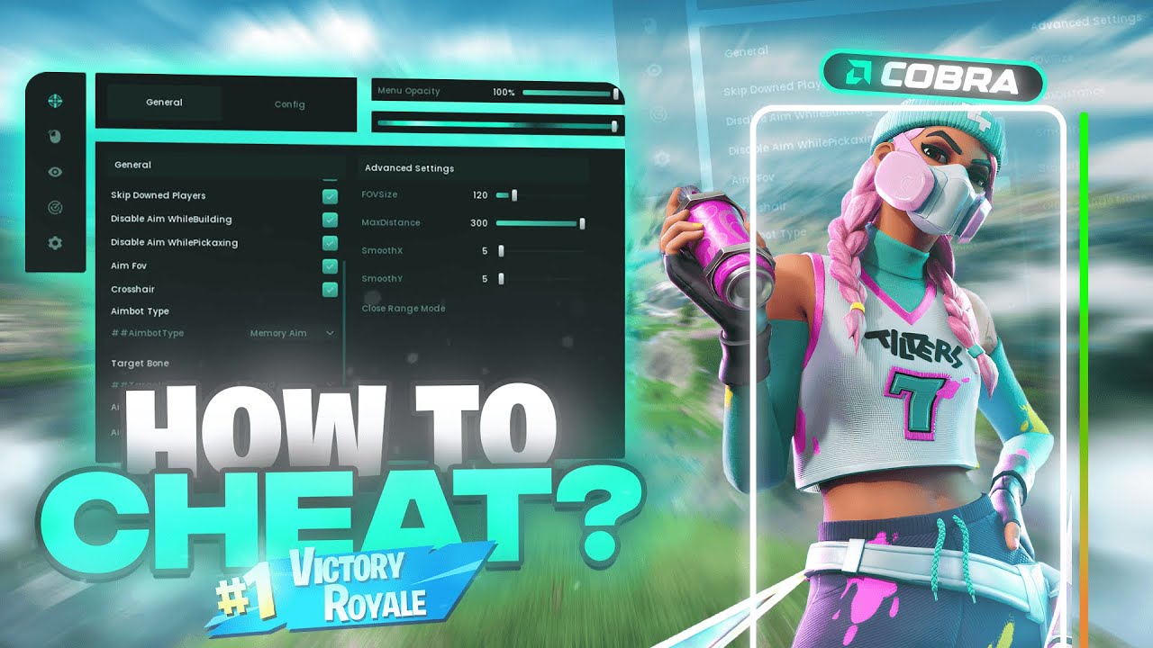 I Tried Playing Fortnite With Cheats....