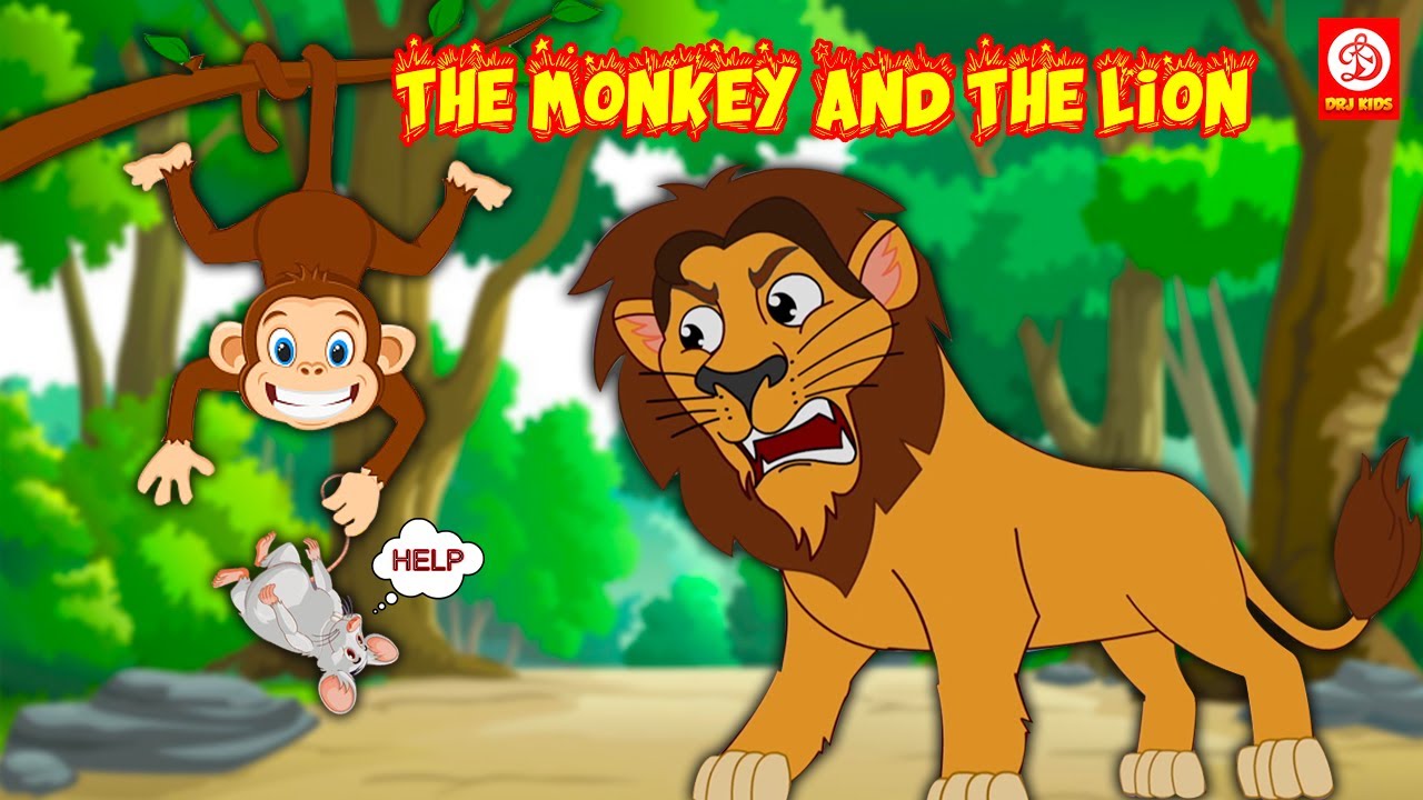 The Monkey And The Lion | English Moral Story | Moral Stories | Fairy Tale | Jungle Book Stories