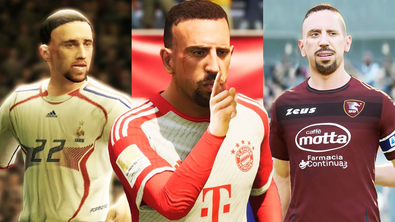 FRANCK RIBERY IN EVERY FIFA (05-24)