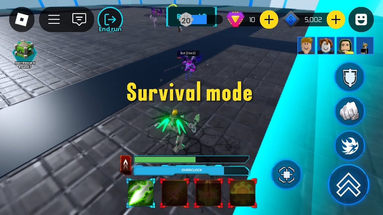 Mech showdown survival mode I Roblox