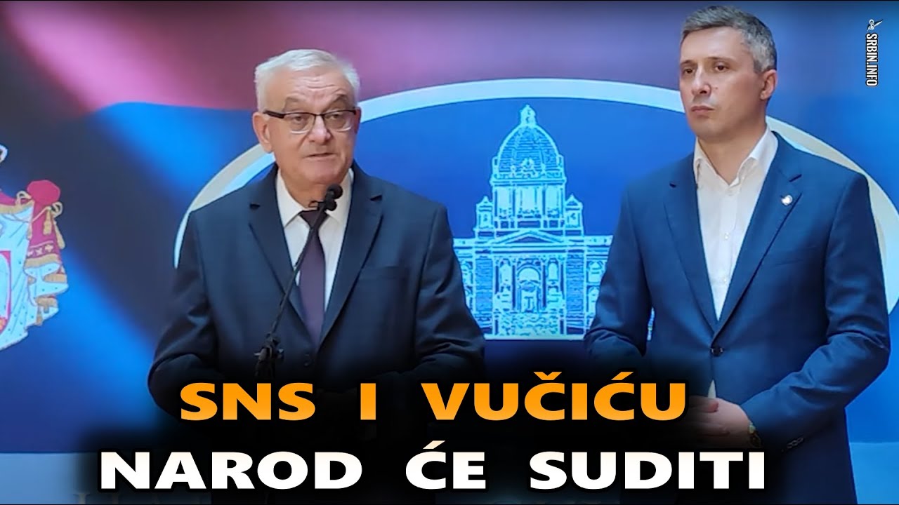 Skup&scaron;tina - Bo&scaron;ko i dr Zečević: Pomože Bog srpski rode! Pale su maske; Vučić izdaje i R. Srpsku!