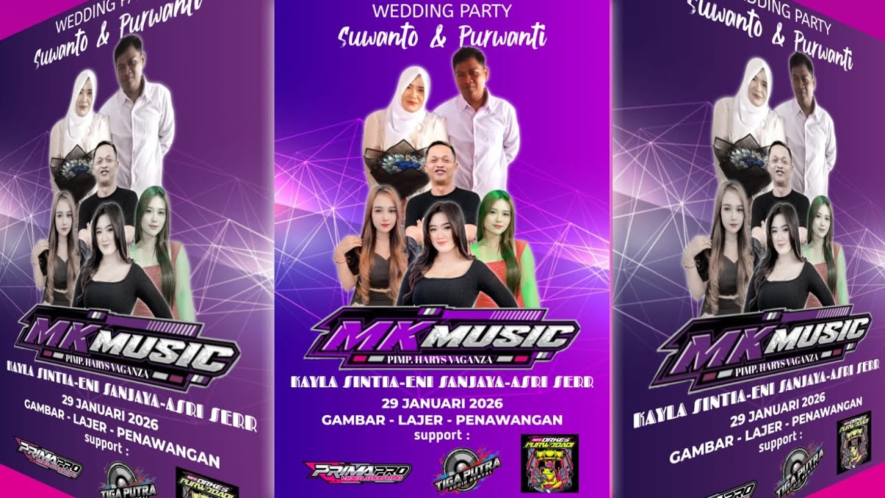 🔴#LIVE 'MK MUSIC' | WEDDING PARTY | TIGA PUTRA SOUND | GAMBAR-LAJER 29 JANUARI 2026