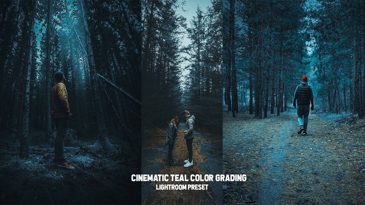 Lightroom Mobile Cinematic Teal Color Grading tutorial | Moody Blue Mobile Lightroom preset.