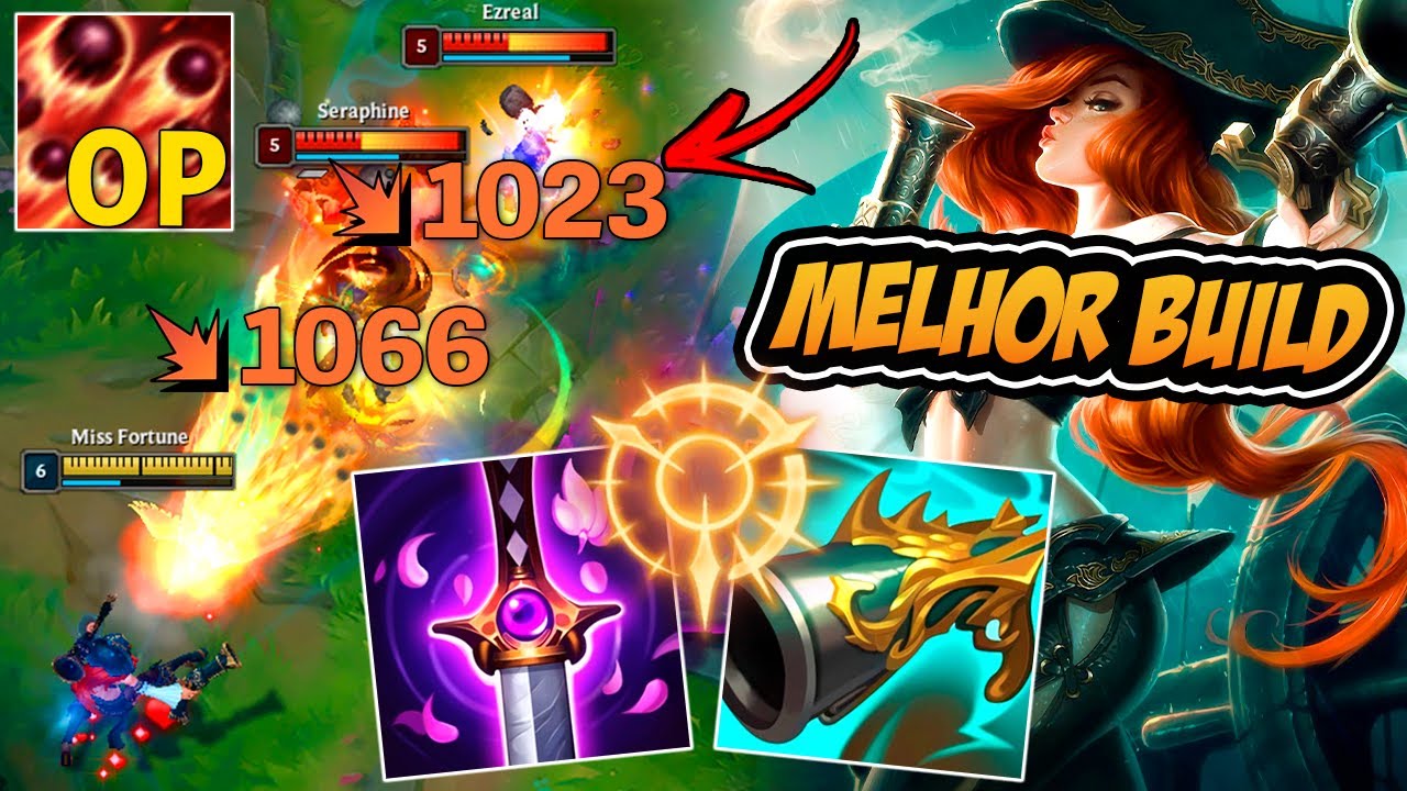 MISS FORTUNE ADC COM A MELHOR BUILD DO PATCH *letalidade op* - LEAGUE OF LEGENDS