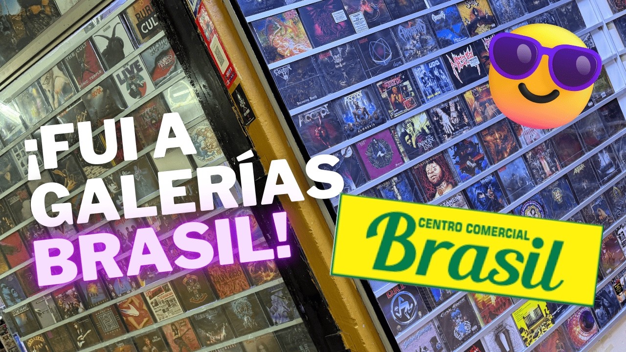 ¡VINILOS y CD'S en GALERÍAS BRASIL! El paraíso del metal y el rock 🔥