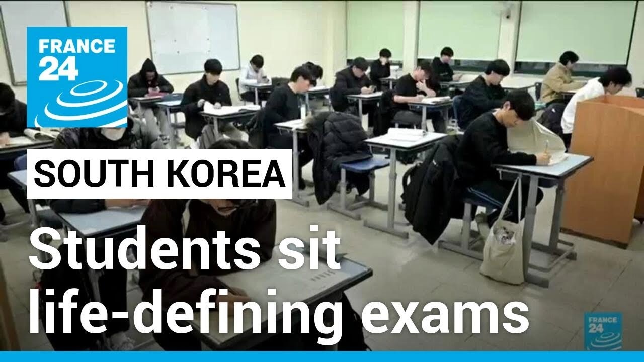 &lsquo;Killer questions&rsquo; and suspended flights: Korea&rsquo;s life-defining high school exam &bull; FRANCE 24