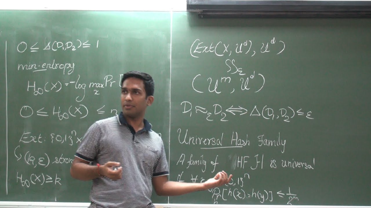 Leftover Hash Lemma - Mahesh S R