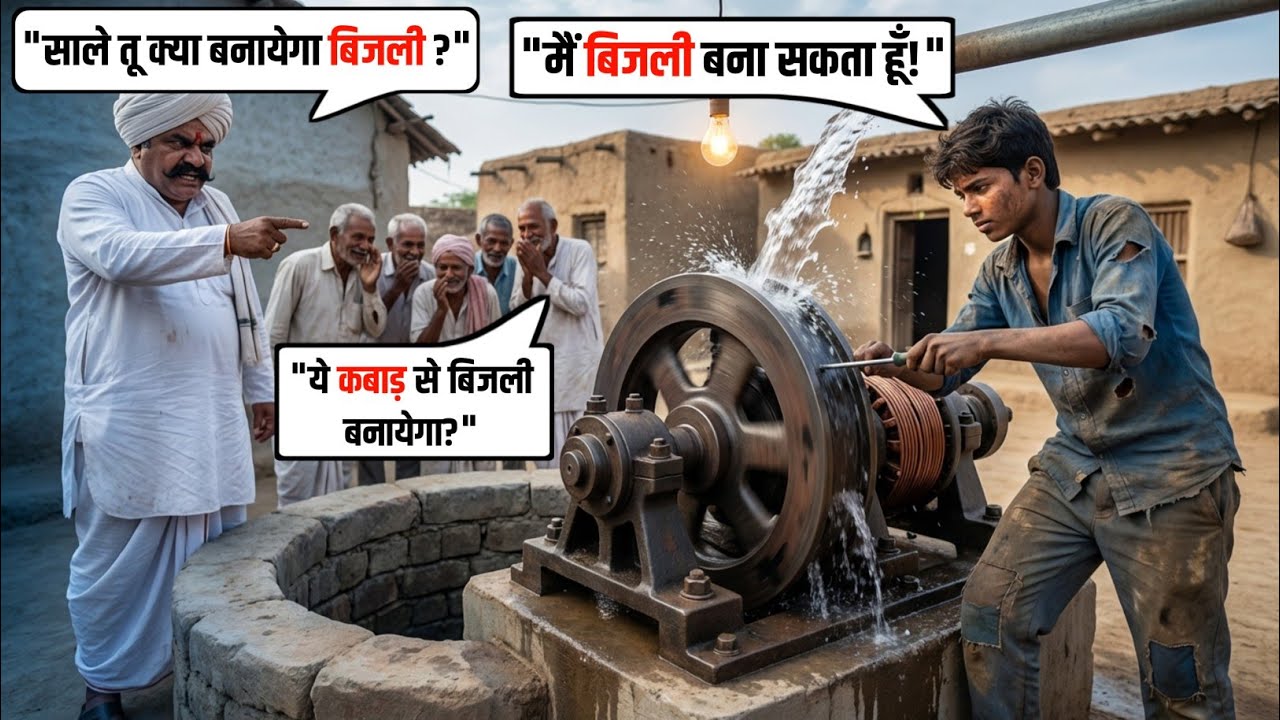 जिसे समझा कचरा बिनने वाला.. उसी ने बना दिया 200 cr का बिजली बनाना वाला मशीन 😱😱 ये देखकर सब हैरान हो 