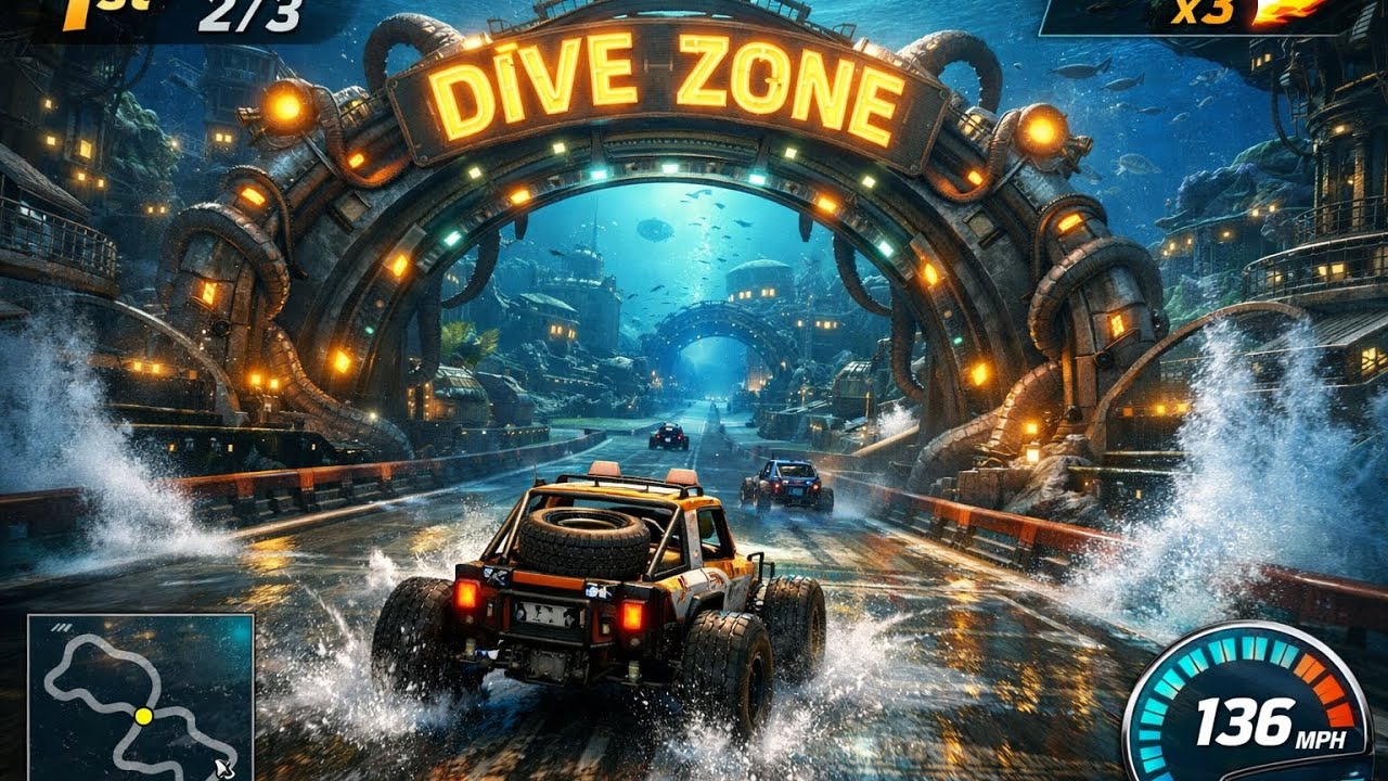 Dive zone car game part 4