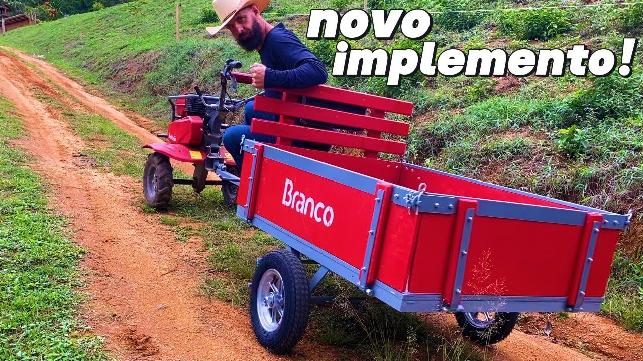Novo implemento, Carreta Agrícola para motocultivadores!