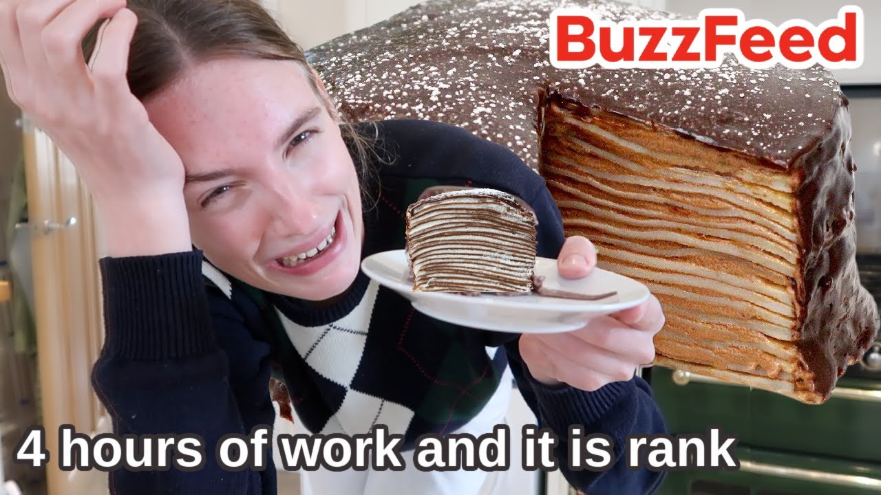 I tried making buzzfeeds crepe cake and it wasn't nice