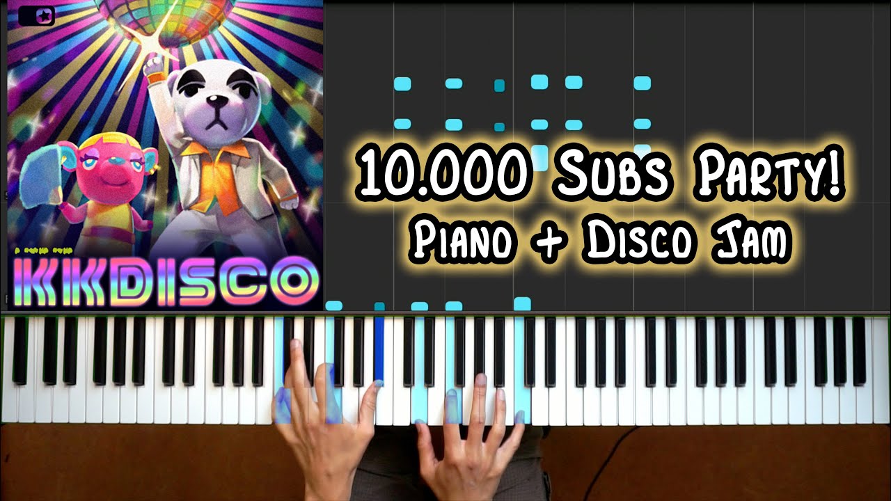 K. K. Disco (K. K. Slider) Piano - Animal Crossing: New Horizons [Piano Tutorial][How To Play]