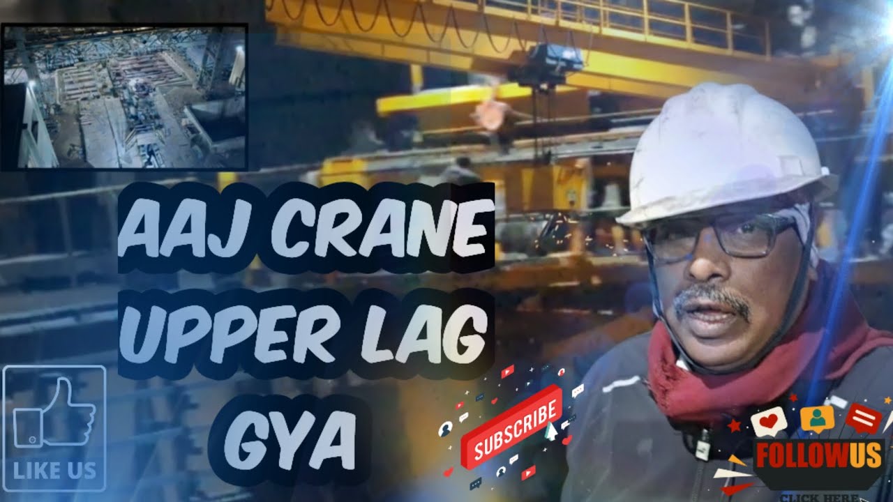 Aaj crane upper lag gya 
