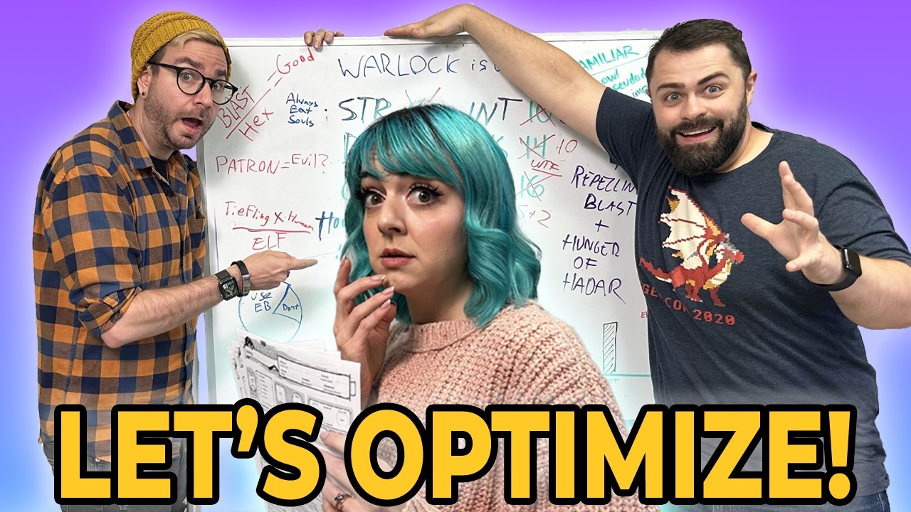 Мы учим Джинни Ди играть в Min Max в D&D!
