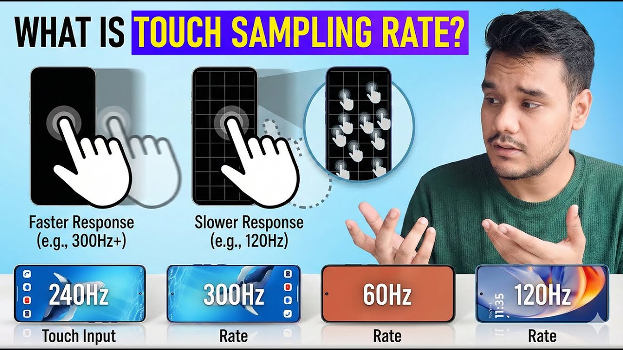 Screen Refresh Rate vs Touch Sampling Rate: Difference Kya Hai? 🔥