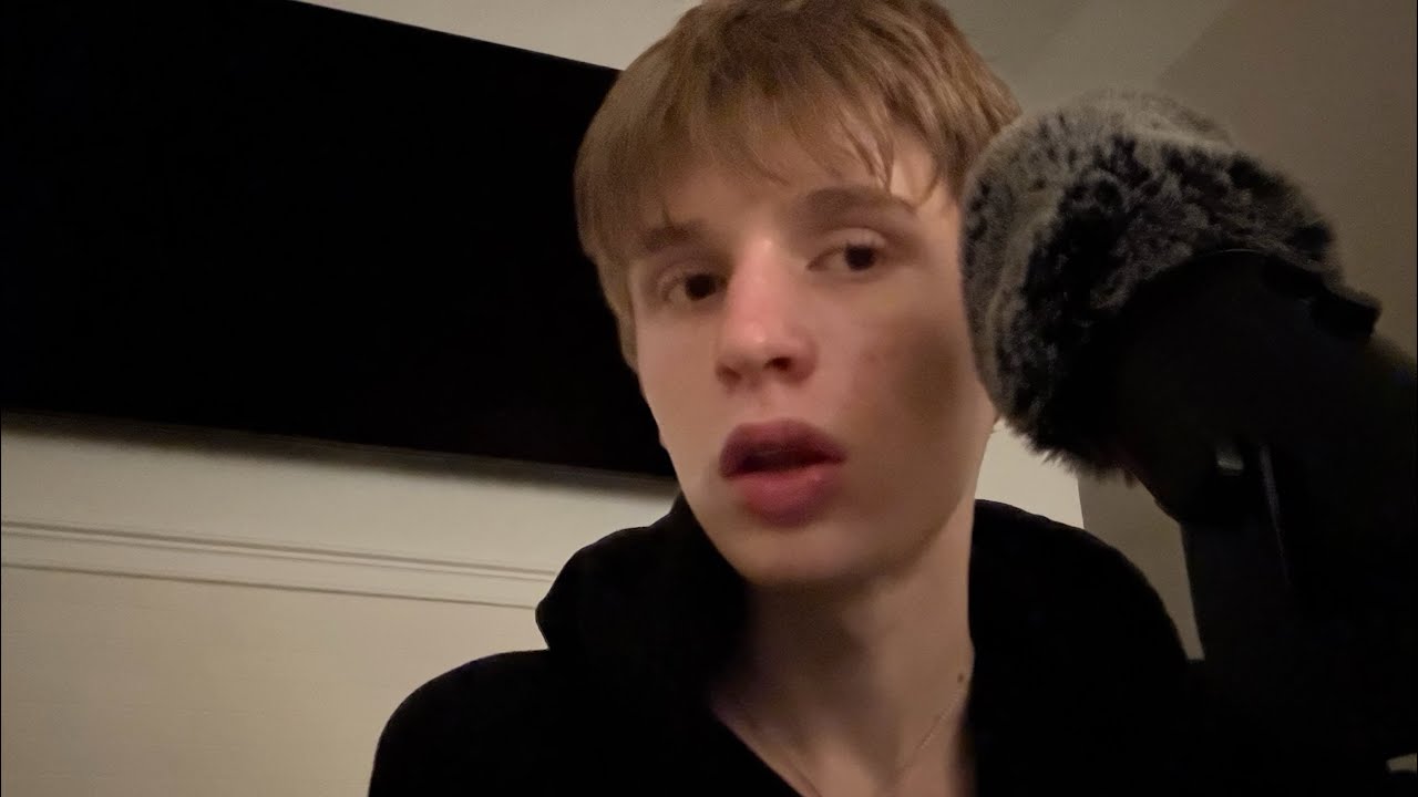 asmr fluffy mic sounds + rambles 