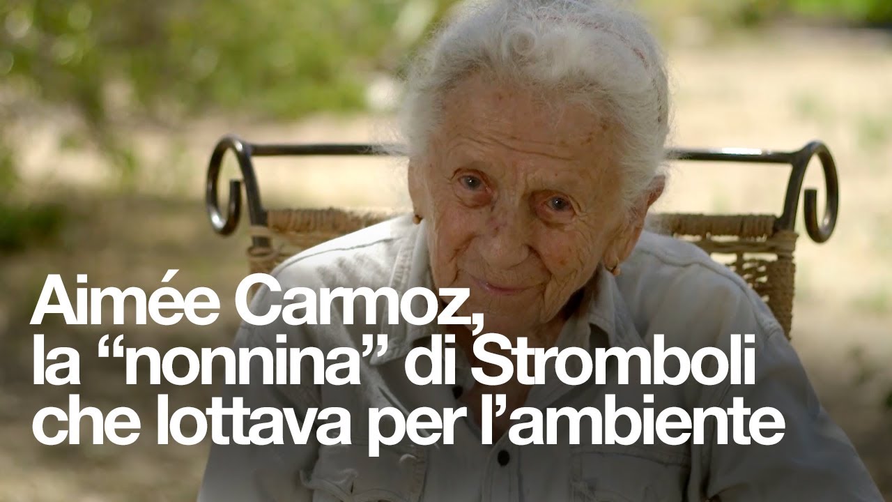 Aimée Carmoz, la “nonnina” di Stromboli che lottava per l’ambiente