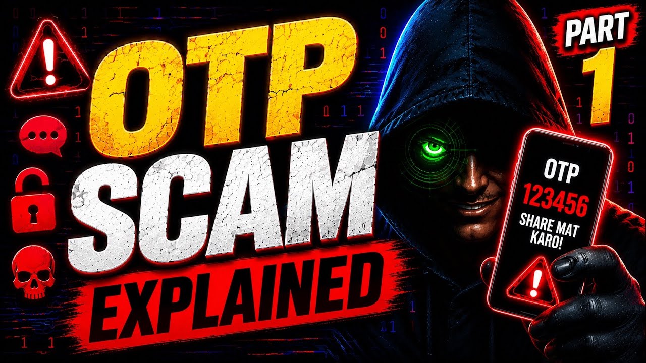 OTP Scam Explained: How Hackers Steal Your Bank Account 🚨 | Part 1