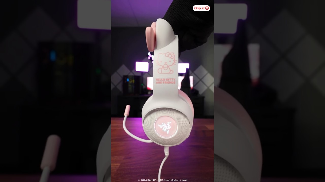 Unboxing the Razer Kraken Kitty V2. 💗 #razerindia #gaming #hellokitty