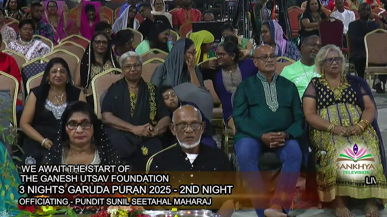 The Ganesh Utsav Foundation - Garud Puran 2ND Night 2025 offi Pt Sunil Seetahal Maharaj